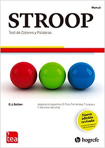Portada del libro 9788416231782 STROOP. Test de Colores y Palabras Nueva Edición Revisada. Juego Completo (Manual, 10 Cuadernillos, Kit Corrección 25 Usos)