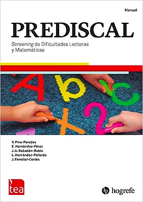 Portada del libro 9788416231829 PREDISCAL. Screening de Dificultades Lectoras y Matemáticas. Juego completo (Manual, Kit Corrección 25 Usos)