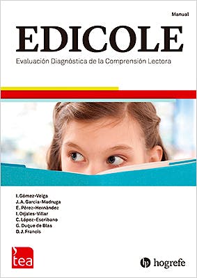 Portada del libro 9788416231911 EDICOLE. Evaluación Diagnóstica de la Comprensión Lectora. Juego Completo (Manual, Kit Corrección 25 Usos)