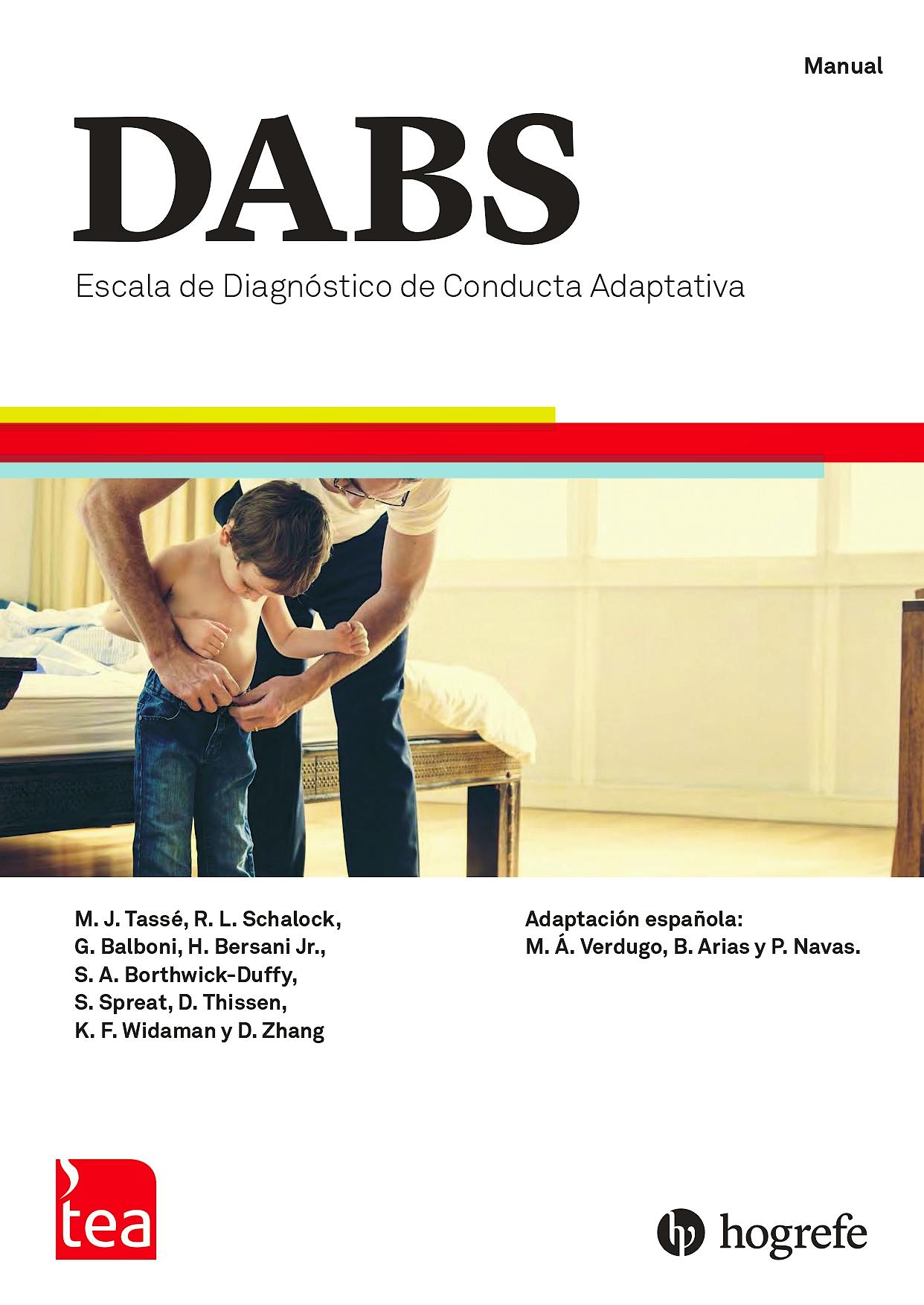 Portada del libro 9788416231997 DABS. Escala de Diagnóstico de Conducta Adaptativa. Juego Completo (Manual, 10 Ejemplares de Cada Tipo, PIN de Corrección 30 usos)