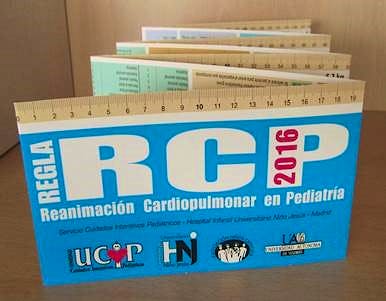 Portada del libro 9788416270873 Regla Urgencias Vitales en Pediatría / Regla RCP en Pediatría (Servicio Cuidados Intensivos Pediátricos H. Infantil U. Niño Jesús)
