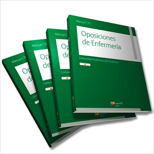 Portada del libro 9788416276226 Manual CTO Oposiciones de Enfermería Comunidad Autónoma de Andalucía, 4 Vols.