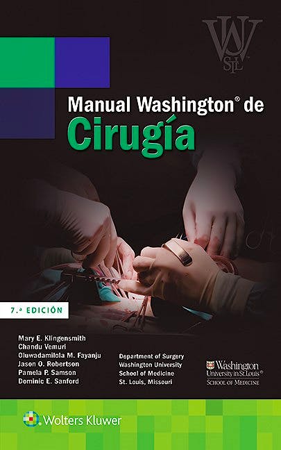 Portada del libro 9788416353927 Manual Washington de Cirugía
