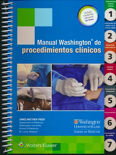 Portada del libro 9788416781256 Manual Washington de Procedimientos Clínicos + Acceso Online