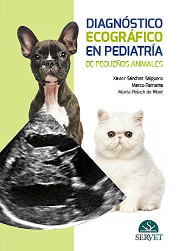 Portada del libro 9788416818167 Diagnostico Ecografico en Pediatria de Pequeños Animales