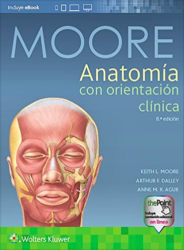 Portada del libro 9788417033637 MOORE Anatomía con Orientación Clínica