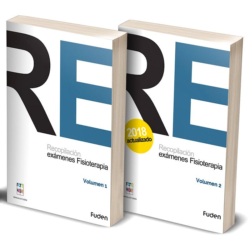 Portada del libro 9788417034658 Recopilación de Exámenes de Fisioterapia FUDEN, 2 Vols.