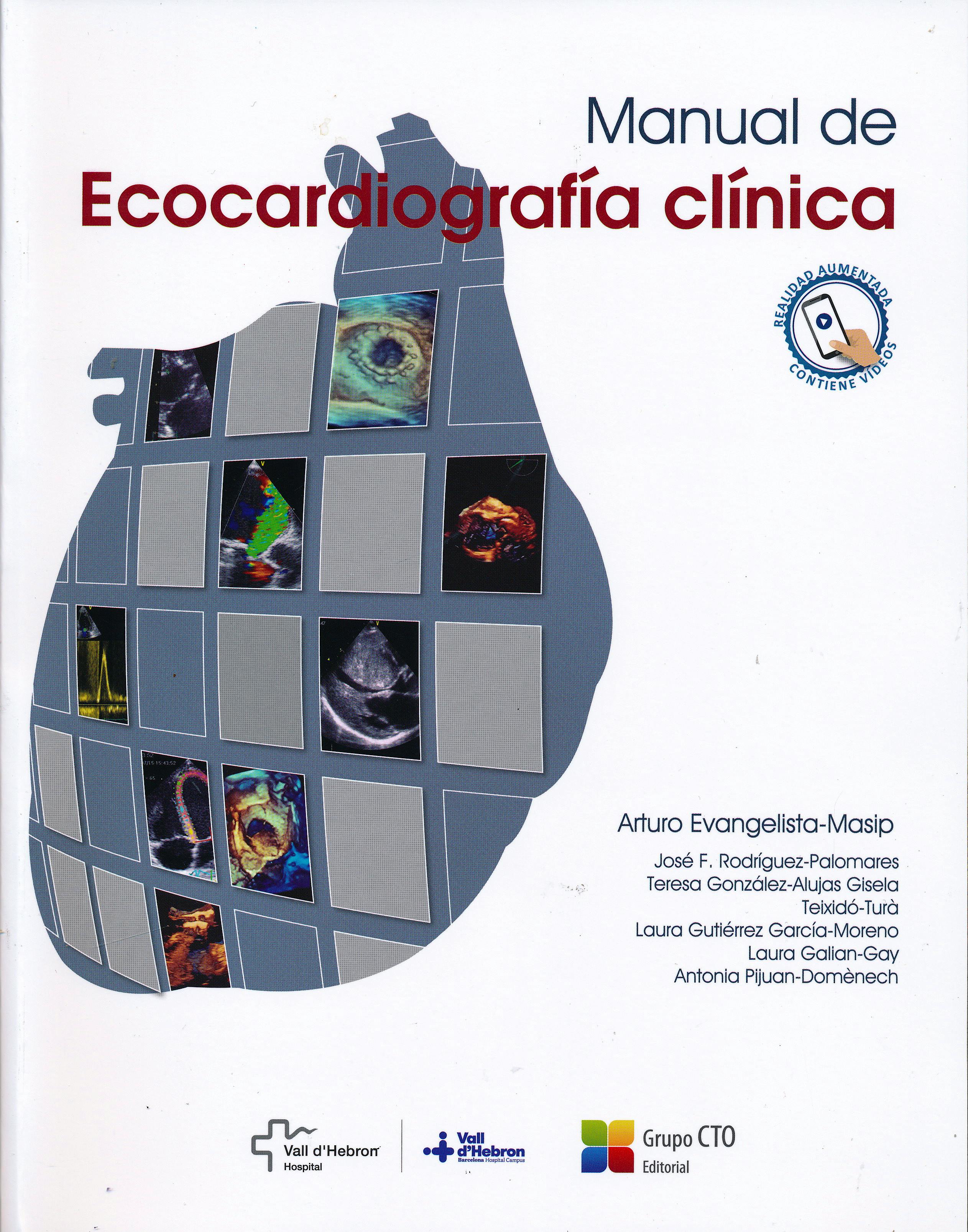 Portada del libro 9788417095321 Manual de Ecocardiografía Clínica