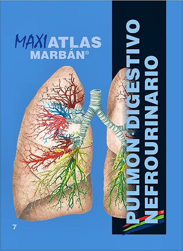 Portada del libro 9788417184117 Maxi Atlas, Vol. 7: Pulmón. Digestivo. Nefrourinario