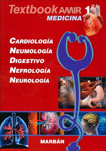 Portada del libro 9788417184254 Textbook AMIR Medicina, Vol. 1: Cardiología, Neumología, Digestivo, Nefrología y Neurología