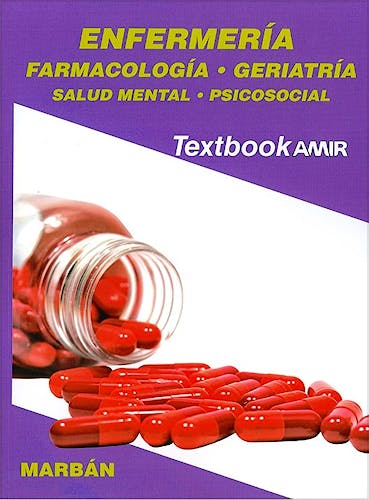 Portada del libro 9788417184568 Textbook AMIR Enfermería, Vol. 3: Farmacología, Geriatría, Salud Mental y Psicosocial