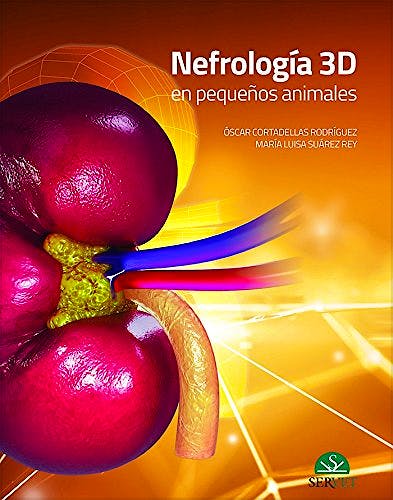 Portada del libro 9788417225018 Nefrología 3D en Pequeños Animales