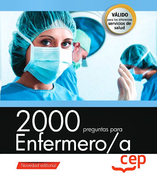 Portada del libro 9788417576639 2000 Preguntas para Enfermero/a