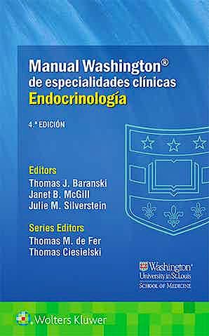 Portada del libro 9788417602703 Manual Washington de Especialidades Clínicas: Endocrinología