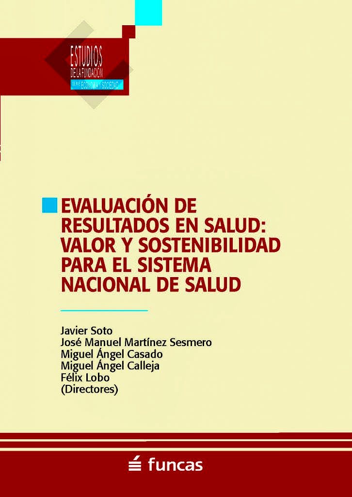 Portada del libro 9788417609498 Evaluación de Resultados en Salud. Valor y Sostenibilidad para el Sistema Nacional de Salud