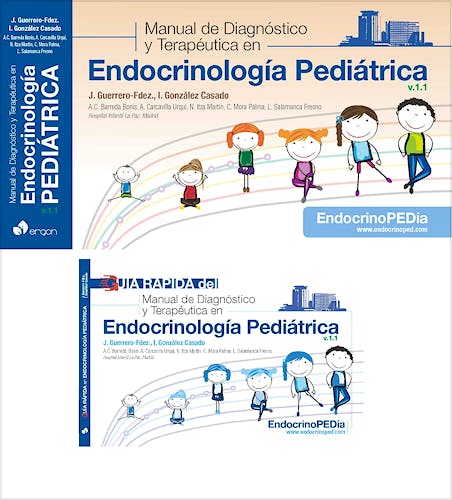 Portada del libro 9788417844691 Manual de Diagnóstico y Terapéutica en Endocrinología Pediátrica v.1.1 + Guía Rápida v.1.1