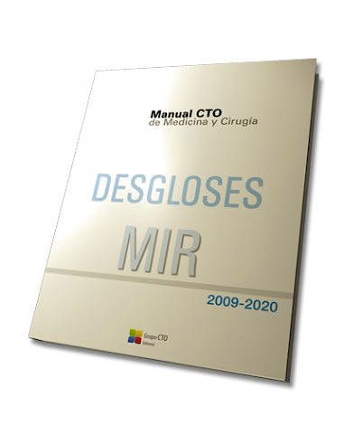 Portada del libro 9788418099878 Manual CTO de Medicina y Cirugía Desgloses MIR 2009-2020