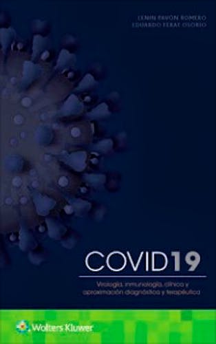 Portada del libro 9788418257261 COVID 19. Virología, Inmunología, Clínica y Aproximación Diagnóstica y Terapéutica