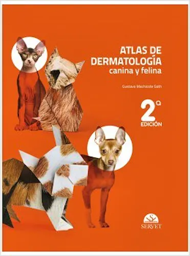 Portada del libro 9788418339561 Atlas de de Dermatología Canina y Felina