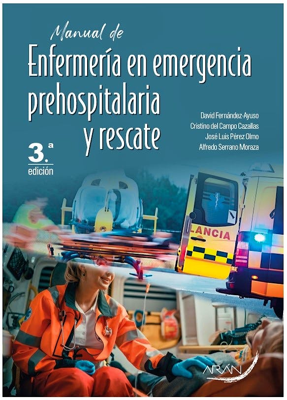 Portada del libro 9788418547980 Manual de Enfermería en Emergencia Prehospitalaria y Rescate