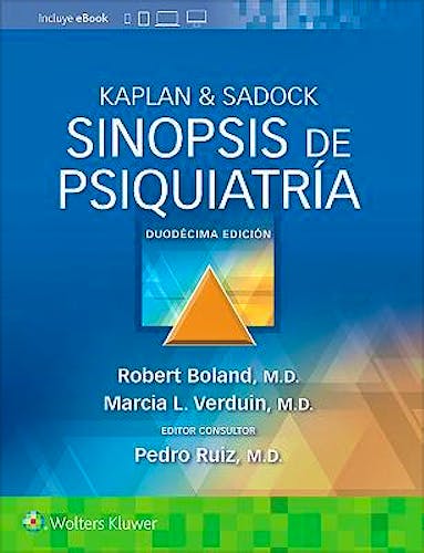Portada del libro 9788418563768 KAPLAN y SADOCK Sinopsis de Psiquiatría