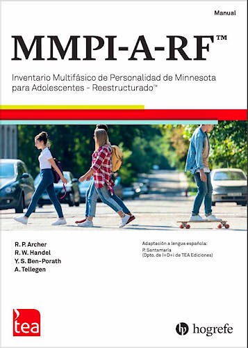 Portada del libro 9788418745034 MMPI-A-RF™ Inventario Multifásico de Personalidad de Minnesota para Adolescentes-Reestructurado™ (Manual, 10 Cuadernillos, Kit Corrección 25 usos)