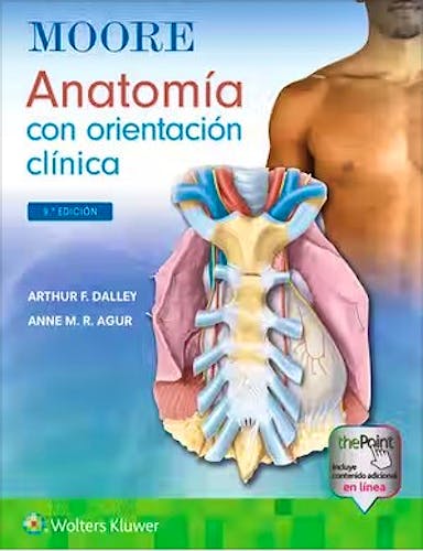 Portada del libro 9788418892745 MOORE Anatomía con Orientación Clínica