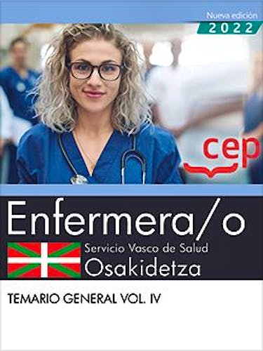 Portada del libro 9788419173850 Enfermera/o. Servicio Vasco de Salud (OSAKIDETZA). Temario General Vol. IV