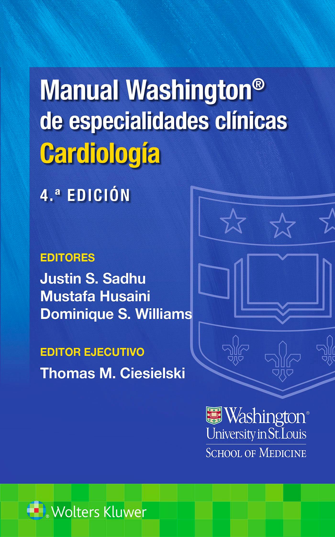 Portada del libro 9788419284624 Manual WASHINGTON de Especialidades Clínicas: Cardiología