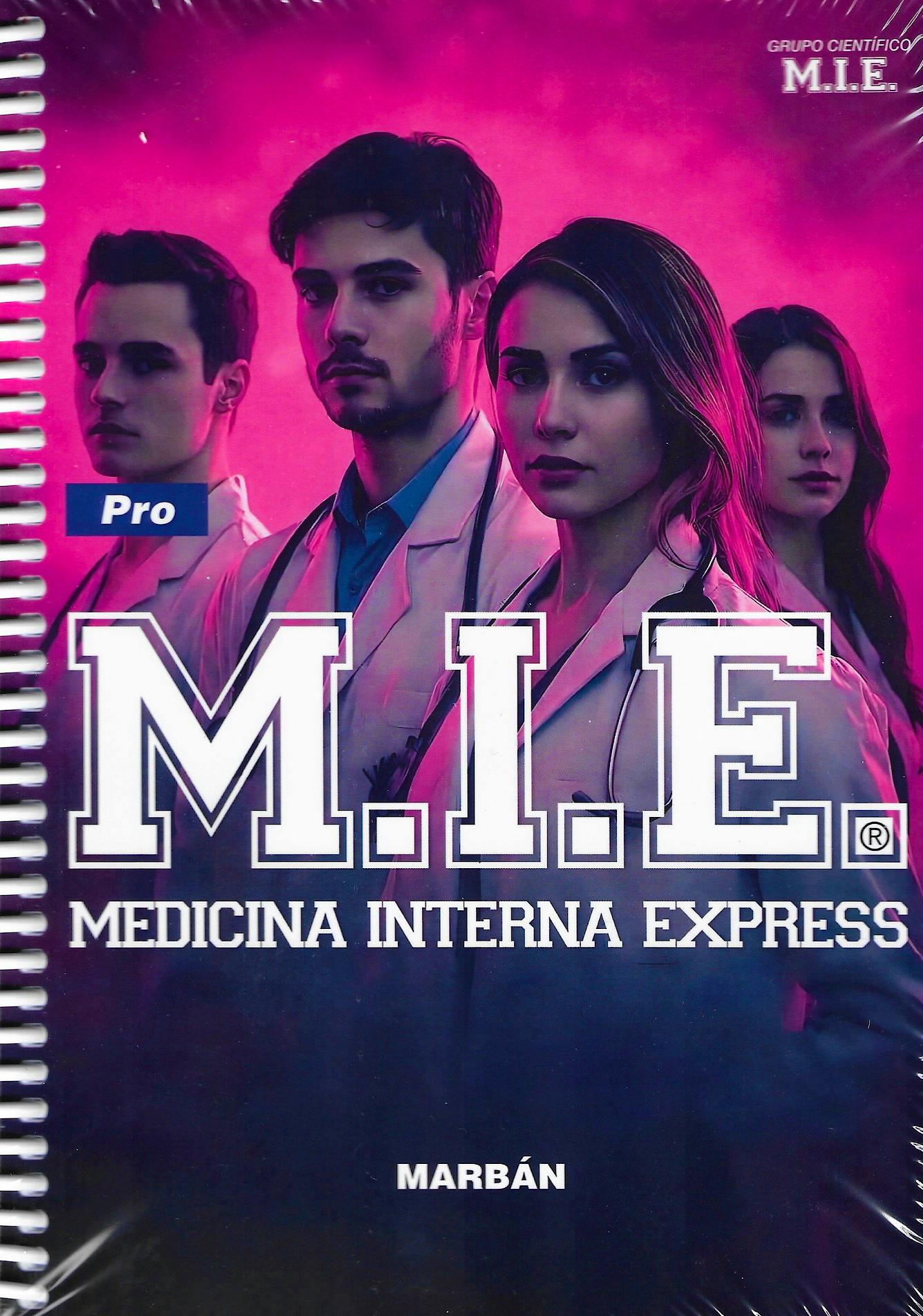 Portada del libro 9788419356802 M.I.E. Medicina Interna Express (Pro)