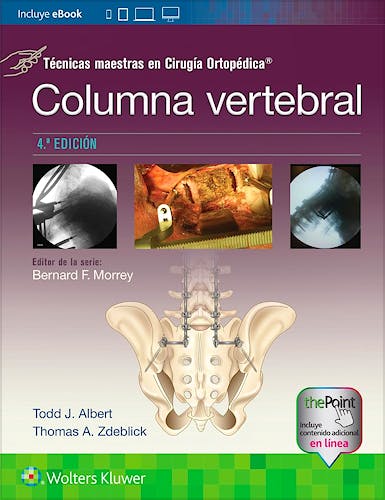 Portada del libro 9788419663467 Columna Vertebral. Técnicas Maestras en Cirugía Ortopédica