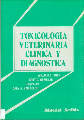 Portada del libro 9788420004815 Toxicologia Veterinaria Clinica y Diagnostica