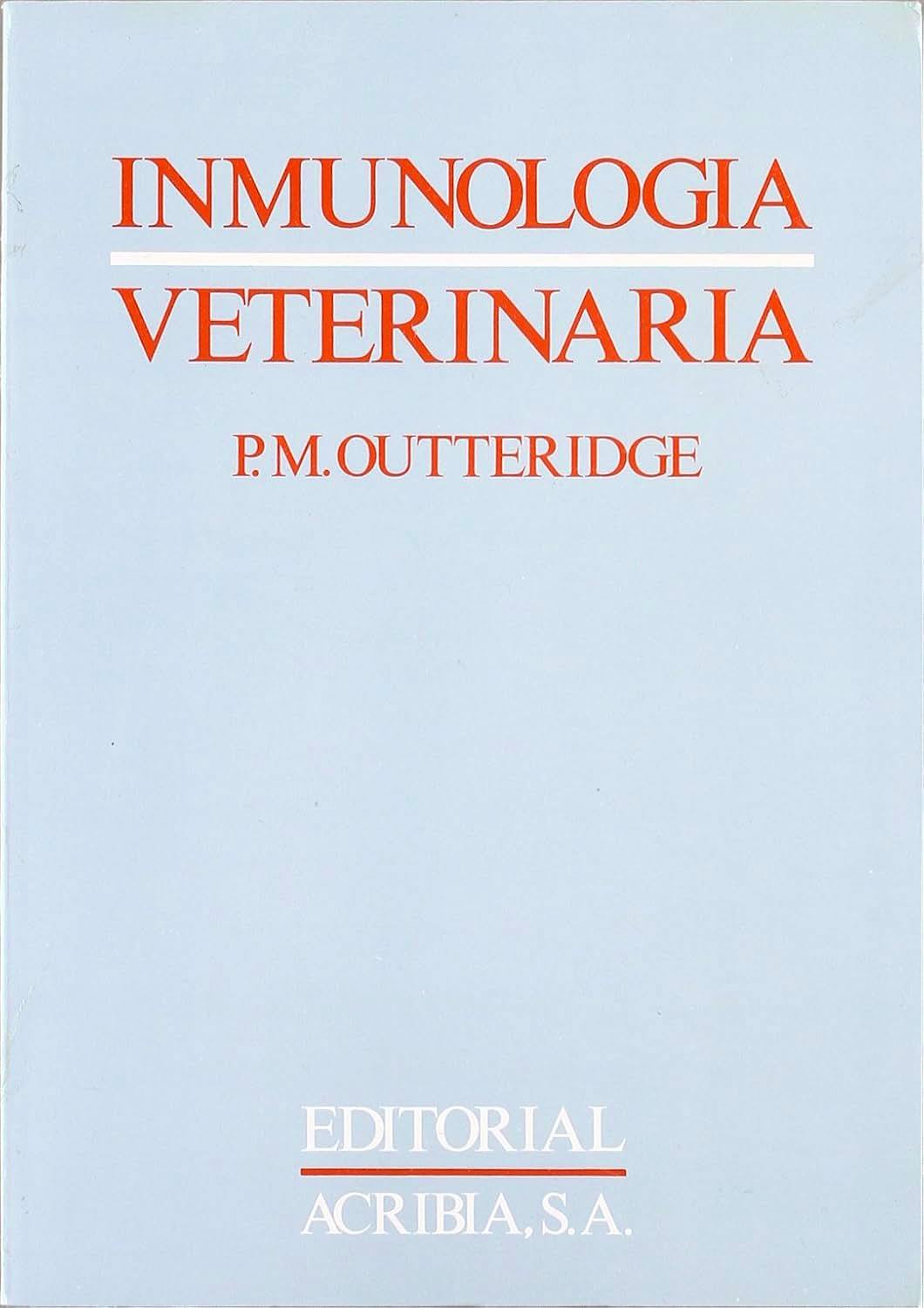 Portada del libro 9788420006505 Inmunología Veterinaria