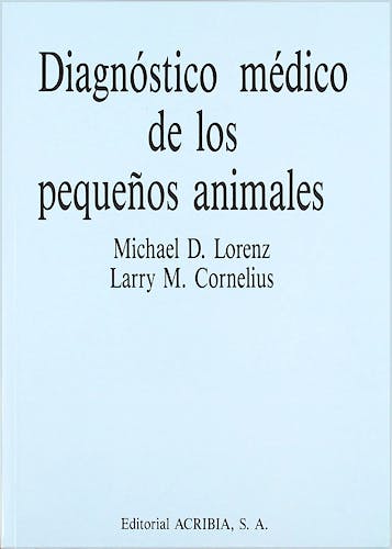 Portada del libro 9788420006802 Diagnóstico Médico de los Pequeños Animales