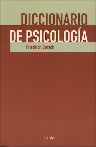 Portada del libro 9788425425745 Diccionario de Psicología