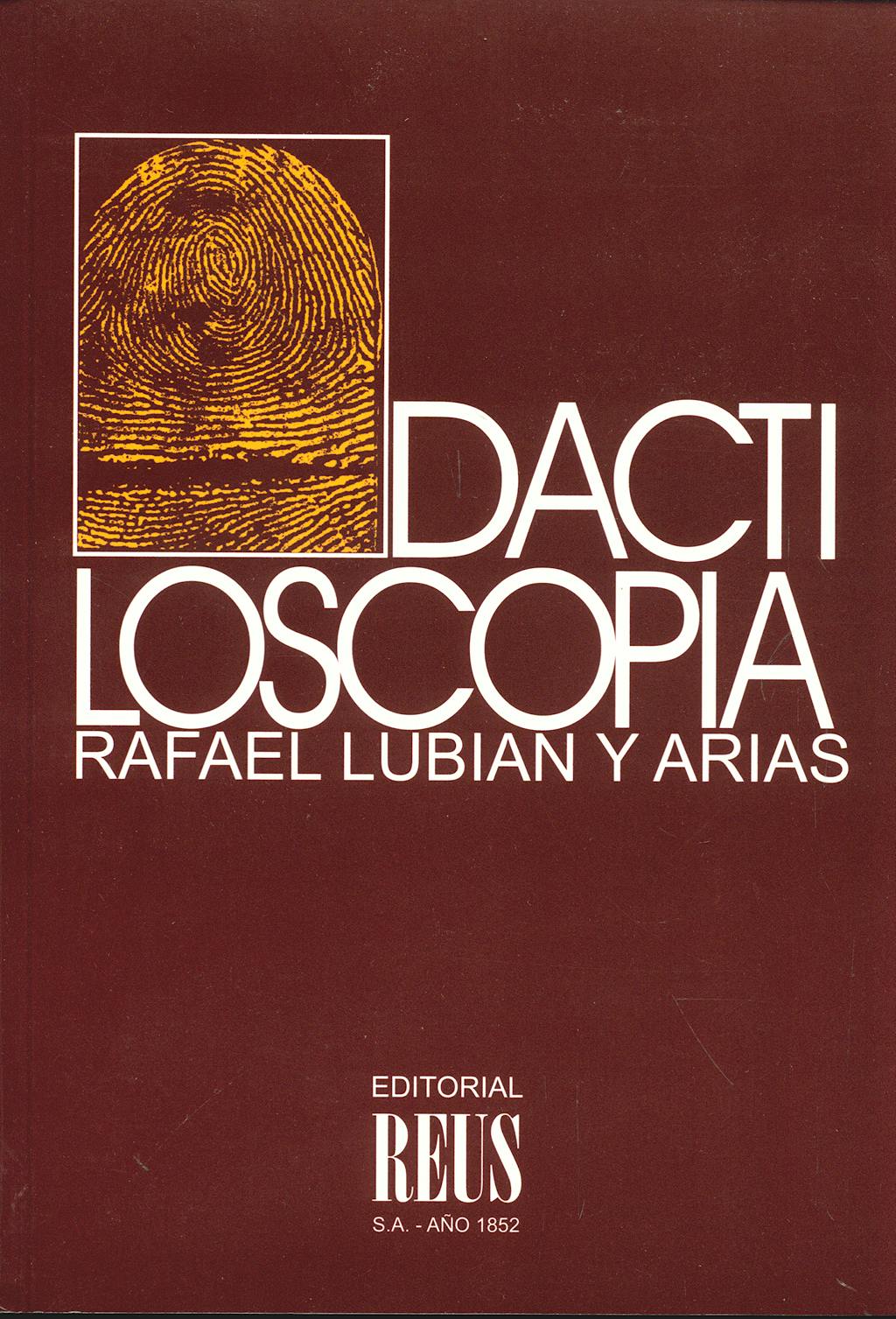 Portada del libro 9788429014501 Dactiloscopia
