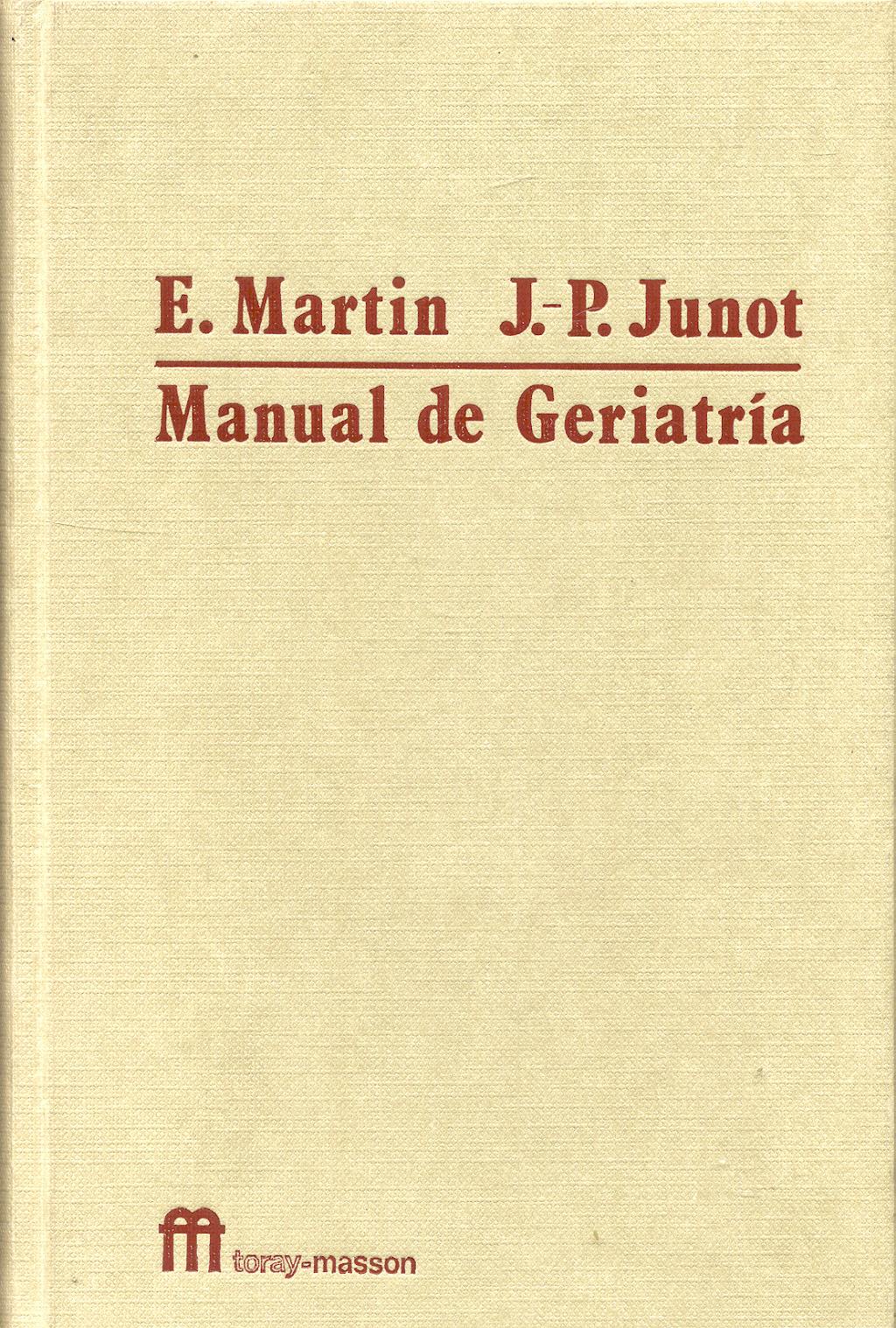 Portada del libro 9788431101961 Manual de Geriatría
