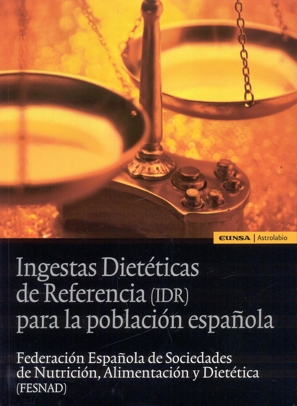 Portada del libro 9788431326807 Ingestas Dieteticas de Referencia (Idr) para la Poblacion Española