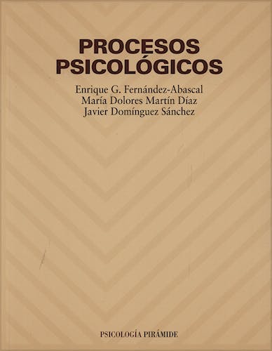 Portada del libro 9788436816051 Procesos Psicologicos