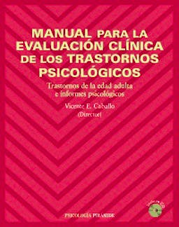 Portada del libro 9788436820232 Manual Para La Evaluacion Clinica De Los Trastornos Psicologicos + Cd