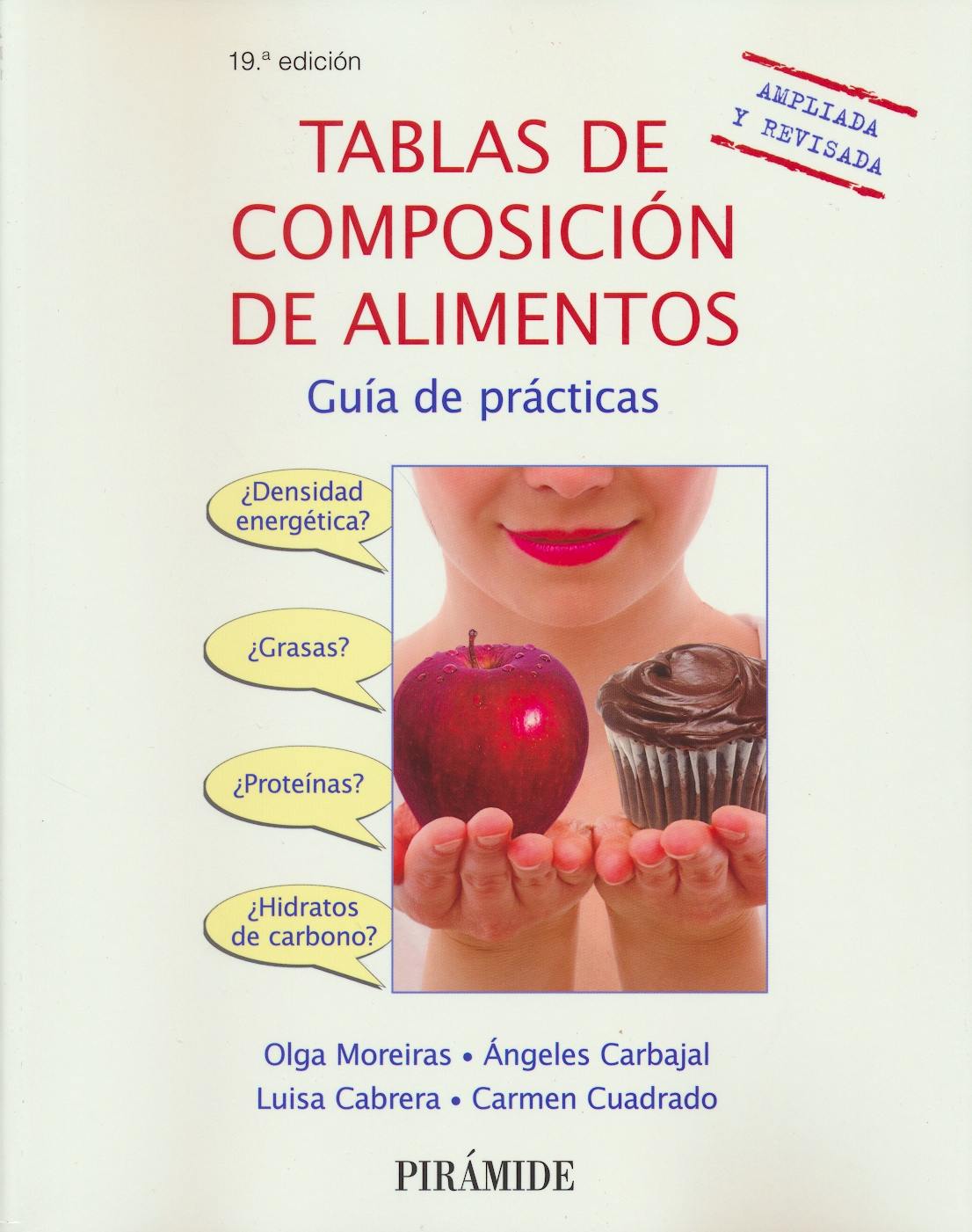 Portada del libro 9788436839470 Tablas de Composición de Alimentos. Guía de Prácticas