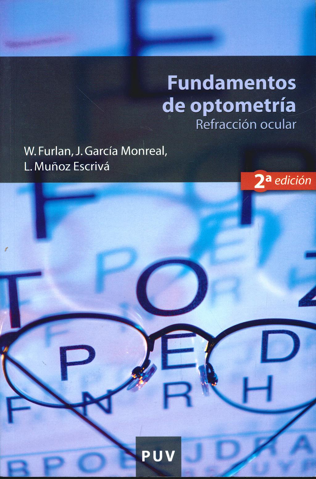 Portada del libro 9788437073835 Fundamentos de Optometría. Refracción Ocular