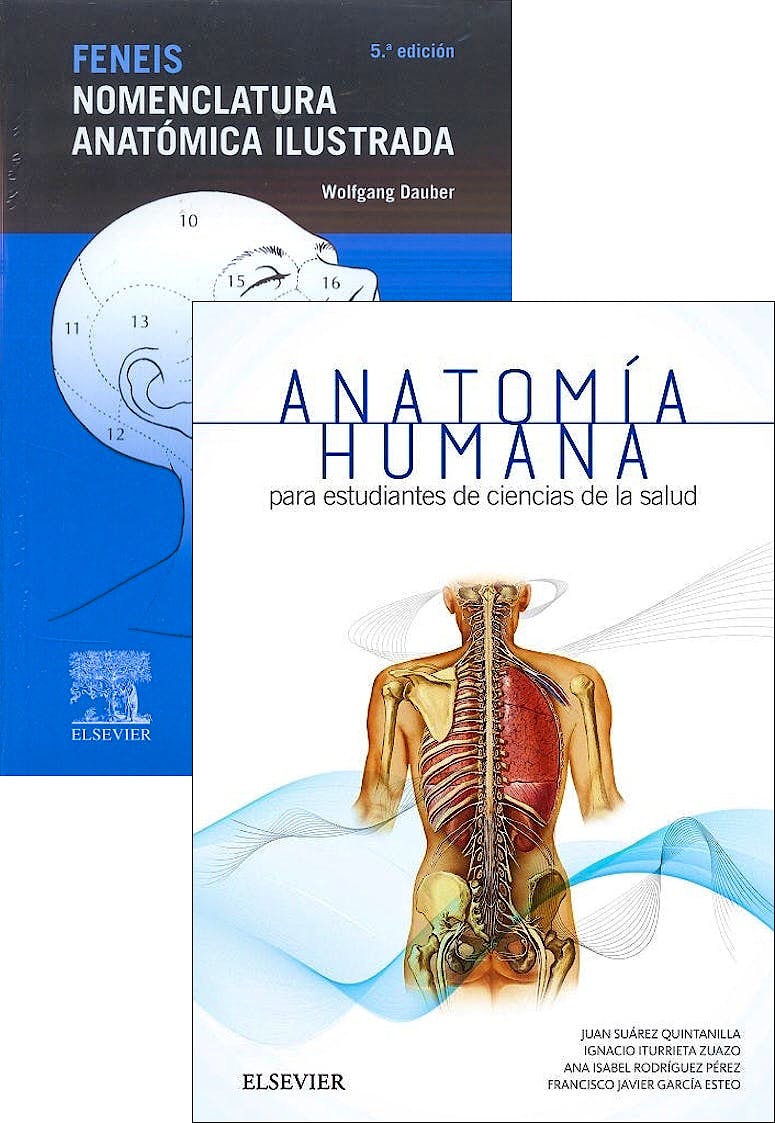 Portada del libro 9788445827031 Lote Feneis Nomenclatura Anatómica Ilustrada + Anatomía Humana para Estudiantes de Ciencias de la Salud