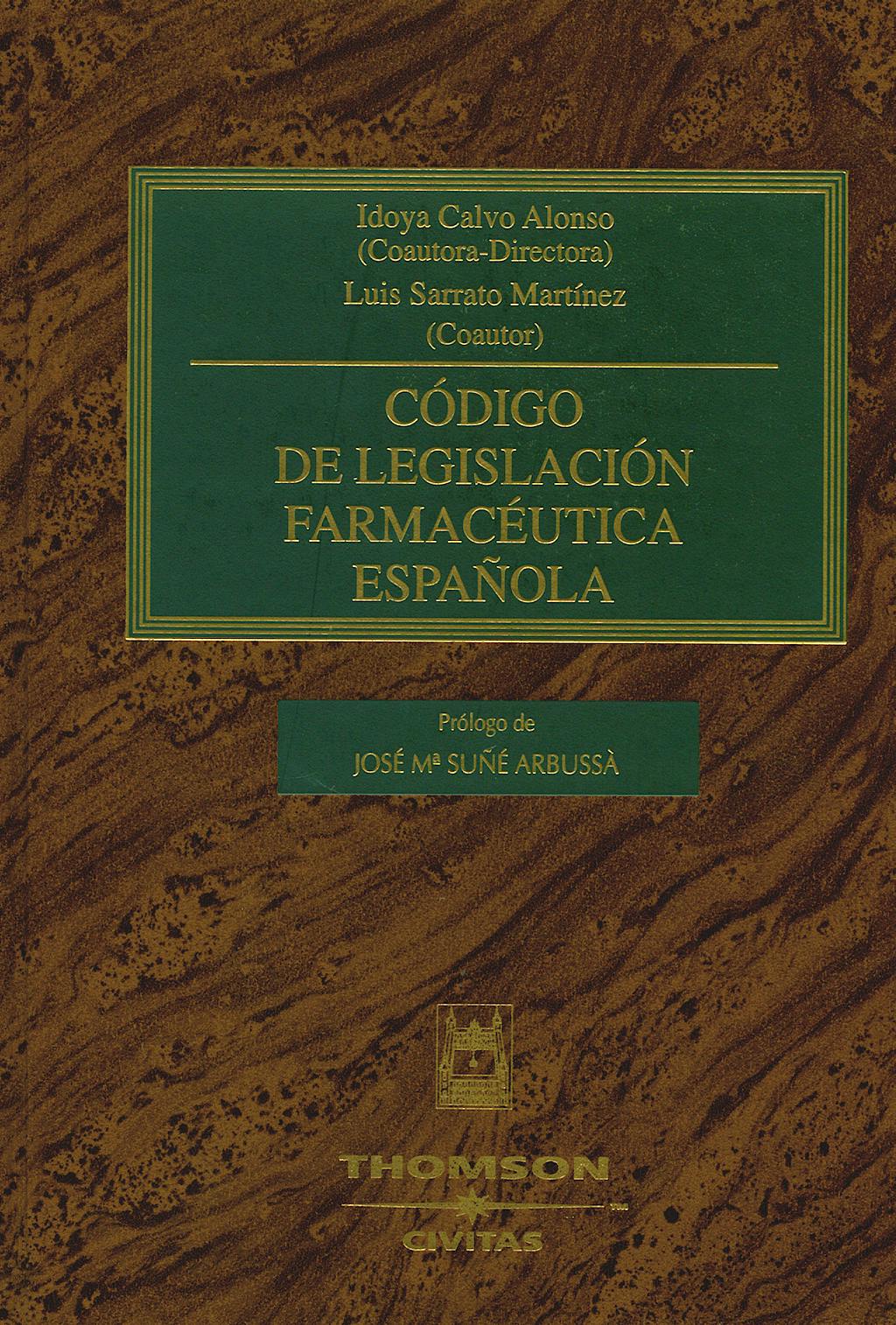Portada del libro 9788447025114 Codigo de Legislacion Farmaceutica Española