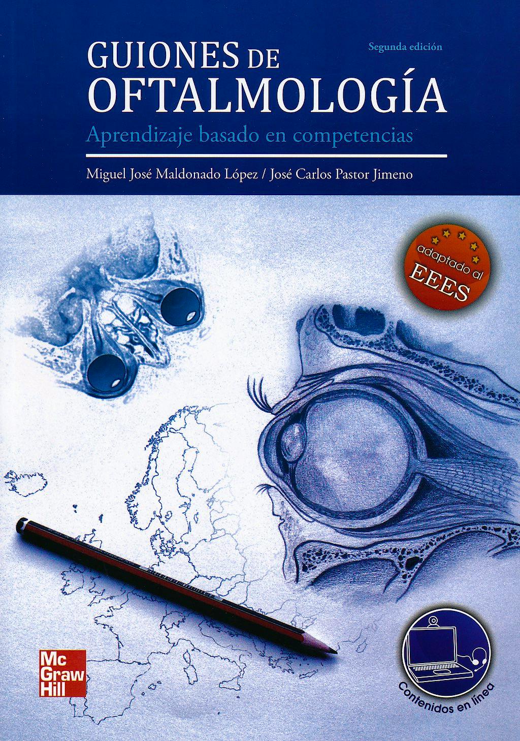 Portada del libro 9788448175399 Guiones de Oftalmología. Aprendizaje Basado en Competencias