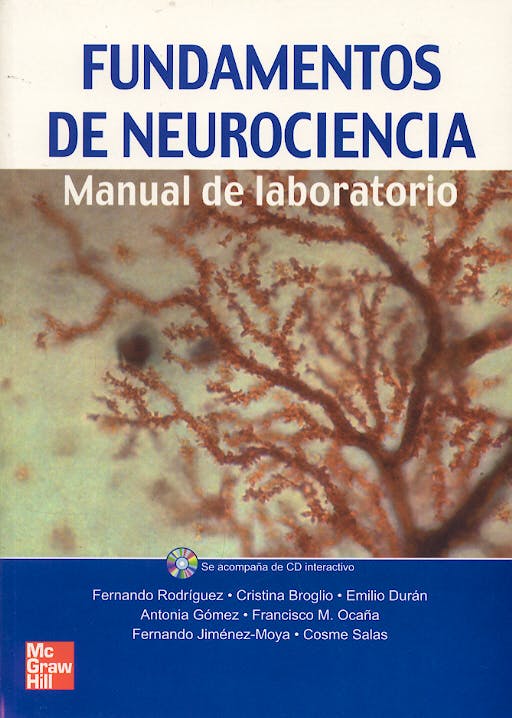 Portada del libro 9788448198312 Fundamentos de Neurociencia. Manual de Laboratorio + Cd-Rom Interactivo