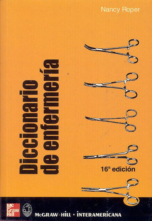 Portada del libro 9788448603038 Diccionario de Enfermeria