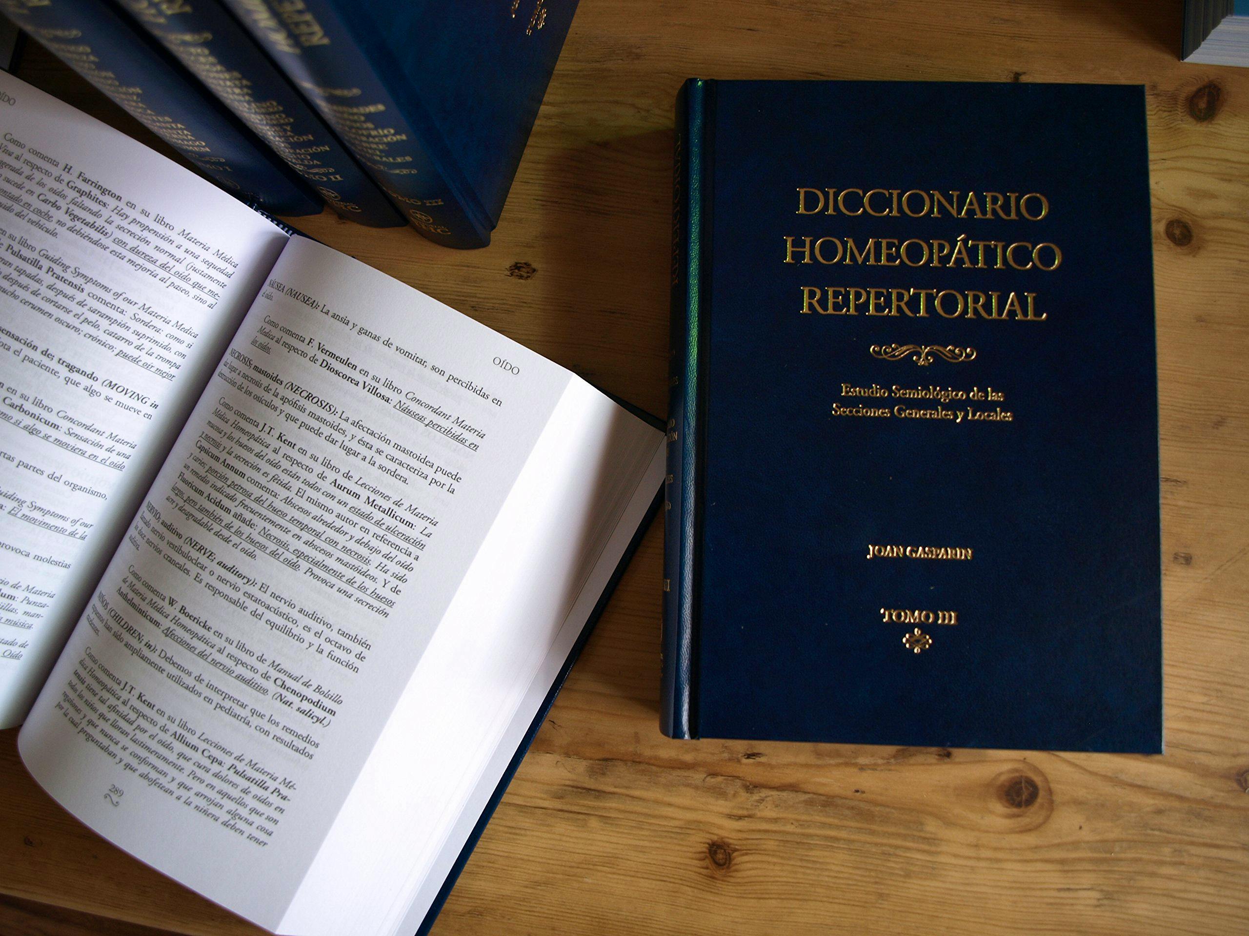 Portada del libro 9788460821601 Diccionario Homeopatico Repertorial, 3 Tomos