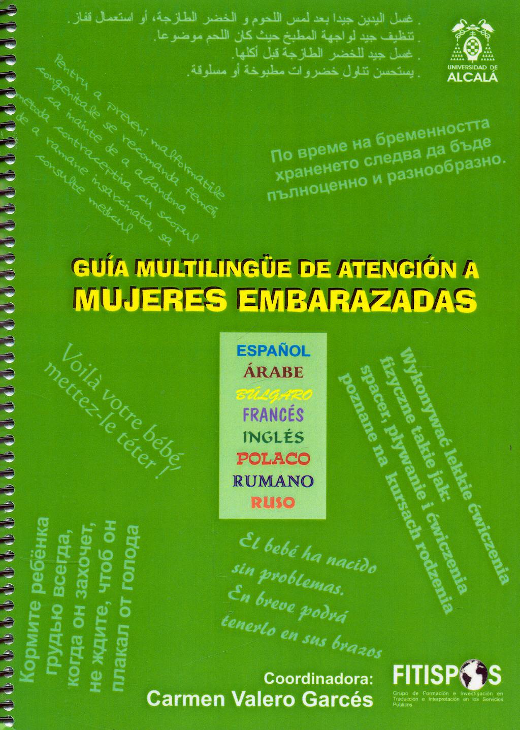 Portada del libro 9788461115679 Guia Multilingüe de Atencion a Mujeres Embarazadas