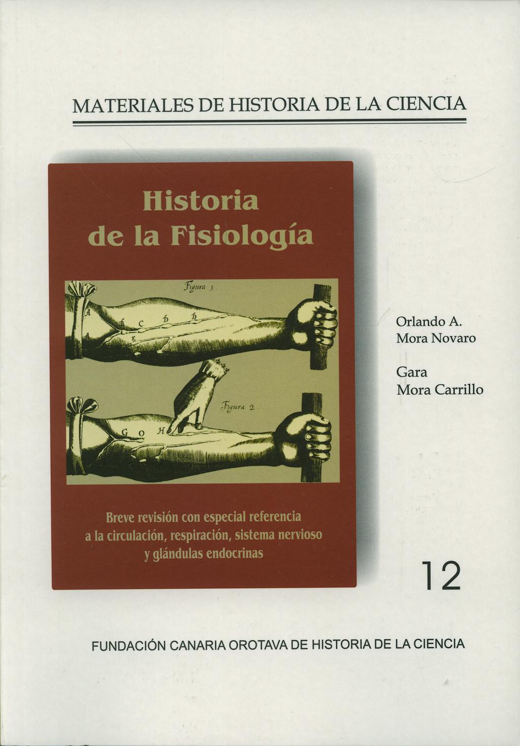 Portada del libro 9788461189625 Historia de la Fisiologia (Materiales de Historia de la Ciencia Nº12)